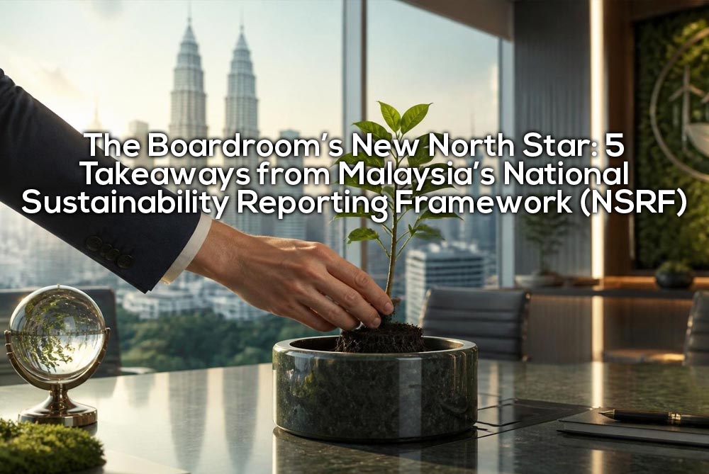 The Boardroom’s New North Star: 5 Takeaways from Malaysia’s National Sustainability Reporting Framework (NSRF)
