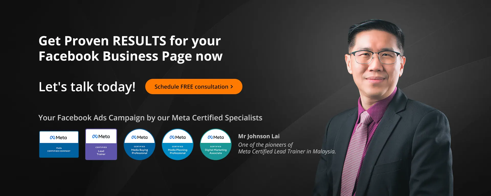 Schedule a free consultation with our META certified specialists
