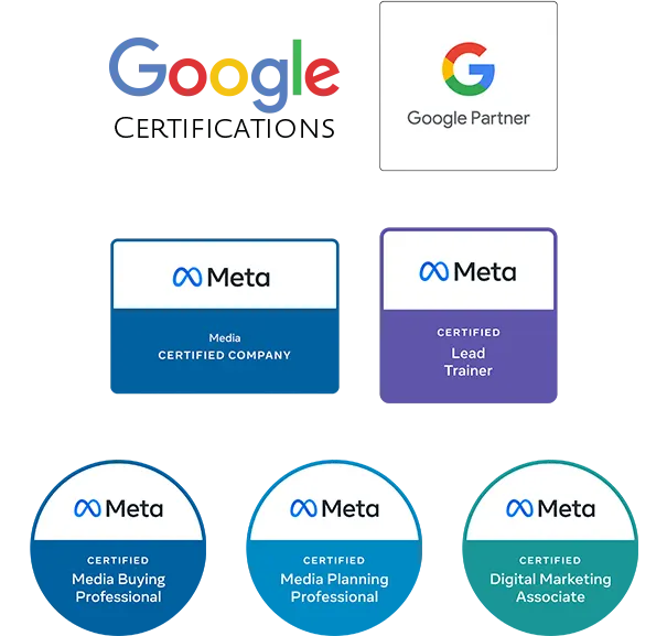 Our digital marketer professionals are fully certified